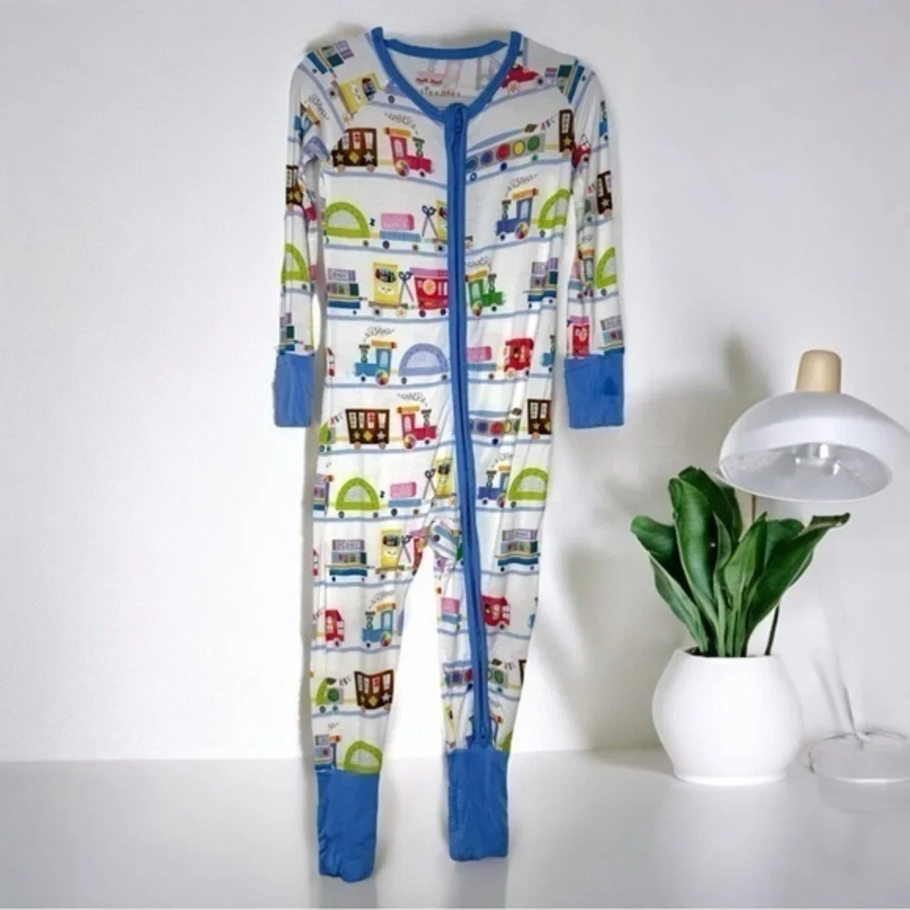 Little Sleepies Limited Edition Education Express Zippy Unisex Footie 12-18M